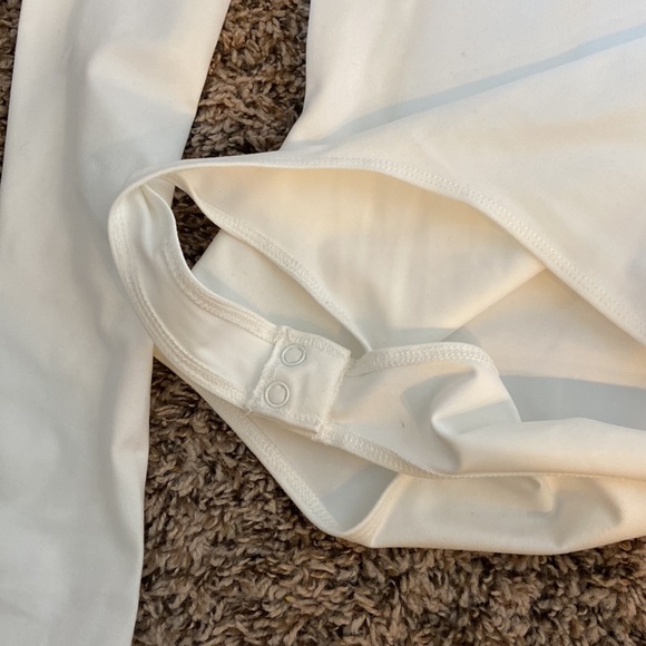 Naked Wardrobe mock neck thong long sleeve bodysuit size Medium - Picture 7 of 7